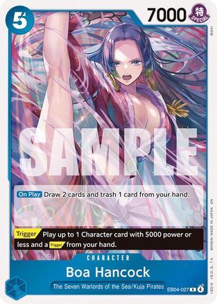 Boa Hancock EB04-027 The Azure Sea's Seven Rare Foil Near Mint English