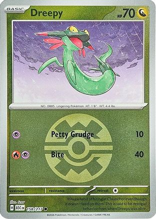 Dreepy (Quick Ball) 158/217 Ascended Heroes Reverse Holo Near Mint English