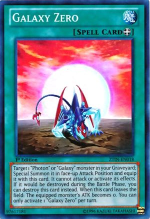 Galaxy Zero ZTIN-EN018 2013 Zexal Collection Tin 1st Edition Super Rare Near Mint English