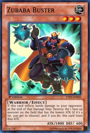 Zubaba Buster ZTIN-EN020 2013 Zexal Collection Tin 1st Edition Super Rare English