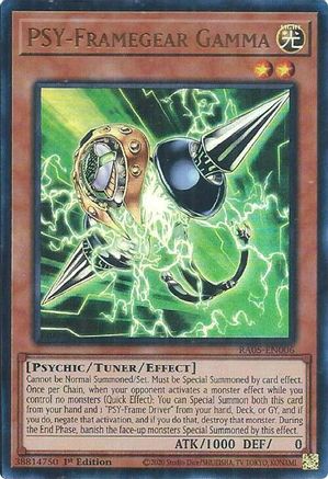 PSY-Framegear Gamma (Ultra Rare) RA05-EN006 Rarity Collection 5 1st Edition Ultra Rare Near Mint English