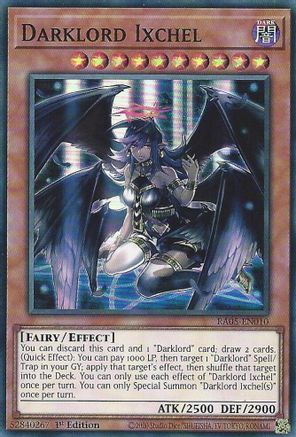 Darklord Ixchel RA05-EN010 Rarity Collection 5 1st Edition Super Rare Near Mint English