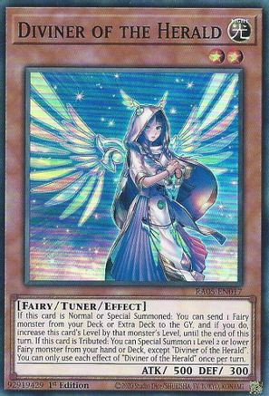 Diviner of the Herald RA05-EN017 Rarity Collection 5 1st Edition Super Rare Near Mint English