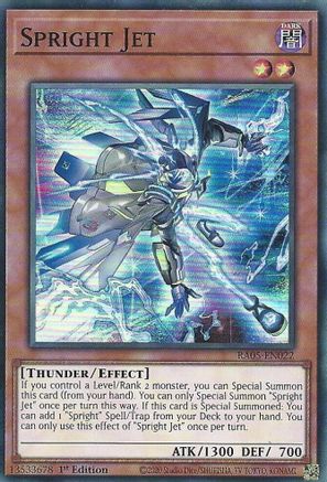 Spright Jet RA05-EN022 Rarity Collection 5 1st Edition Super Rare Near Mint English