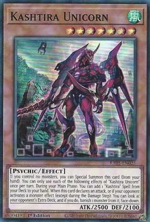 Kashtira Unicorn RA05-EN025 Rarity Collection 5 1st Edition Super Rare Near Mint English