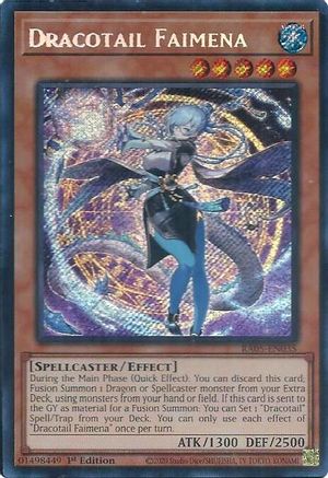 Dracotail Faimena RA05-EN035 Rarity Collection 5 1st Edition Secret Rare Near Mint English