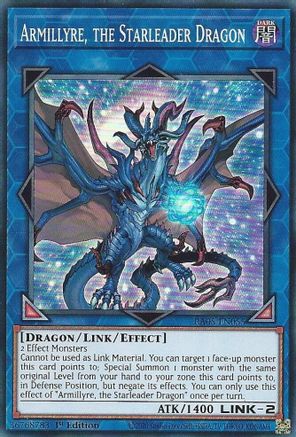 Armillyre, the Starleader Dragon RA05-EN055 Rarity Collection 5 1st Edition Super Rare Near Mint English