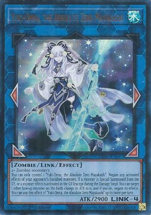 Yuki-Onna, the Absolute Zero Mayakashi (Ultra Rare) RA05-EN057 Rarity Collection 5 1st Edition Ultra Rare English
