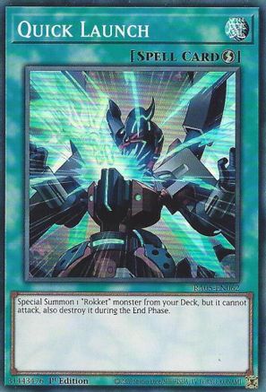 Quick Launch RA05-EN062 Rarity Collection 5 1st Edition Super Rare Near Mint English