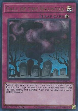 Call of the Haunted (Ultra Rare) RA05-EN076 Rarity Collection 5 1st Edition Ultra Rare Near Mint English