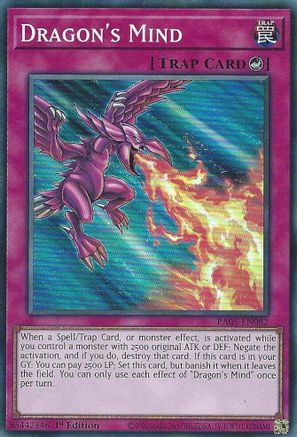 Dragon's Mind RA05-EN082 Rarity Collection 5 1st Edition Super Rare Near Mint English