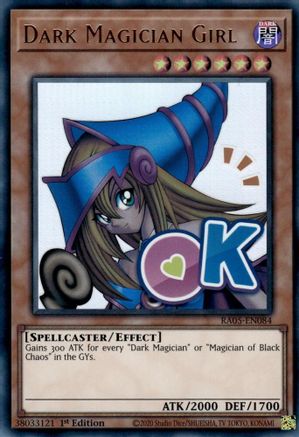 Dark Magician Girl RA05-EN084 Rarity Collection 5 1st Edition Ultra Rare Near Mint English