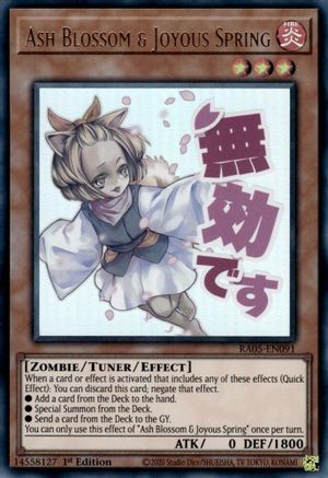 Ash Blossom & Joyous Spring RA05-EN091 Rarity Collection 5 1st Edition Ultra Rare Near Mint English
