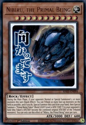 Nibiru, the Primal Being RA05-EN094 Rarity Collection 5 1st Edition Ultra Rare Near Mint English