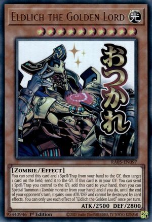 Eldlich the Golden Lord RA05-EN097 Rarity Collection 5 1st Edition Ultra Rare Near Mint English