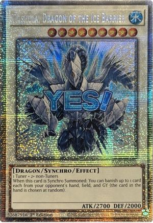 Trishula, Dragon of the Ice Barrier RA05-EN101 Rarity Collection 5 1st Edition Starlight Rare English