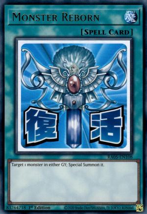Monster Reborn RA05-EN108 Rarity Collection 5 1st Edition Ultra Rare Near Mint English
