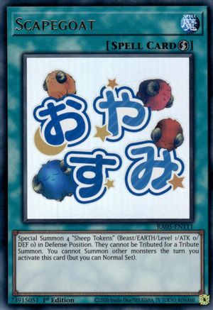 Scapegoat RA05-EN111 Rarity Collection 5 1st Edition Ultra Rare Near Mint English