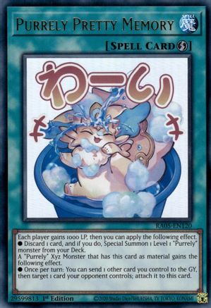 Purrely Pretty Memory RA05-EN120 Rarity Collection 5 1st Edition Ultra Rare Near Mint English