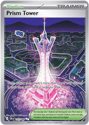 Prism Tower 111/086 Chaos Rising Ultra Rare Near Mint English