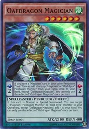 Oafdragon Magician Structure Deck: Master of Pendulum SDMP-EN004 Near Mint Super Rare English 1st Edition