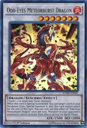 Odd-Eyes Meteorburst Dragon Structure Deck: Master of Pendulum SDMP-EN041 Near Mint Ultra Rare English 1st Edition