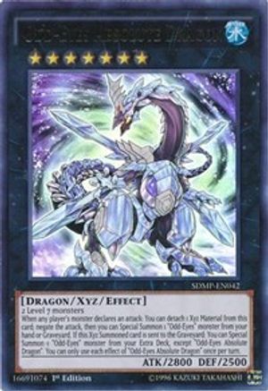 Odd-Eyes Absolute Dragon Structure Deck: Master of Pendulum SDMP-EN042 Near Mint Ultra Rare English 1st Edition