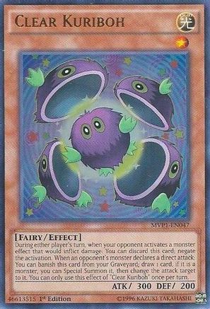 Clear Kuriboh The Dark Side of Dimensions Movie Pack MVP1-EN047 Near Mint Ultra Rare English 1st Edition