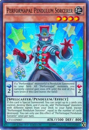 Performapal Pendulum Sorcerer 2016 Mega-Tins CT13-EN007 Near Mint Super Rare English Limited