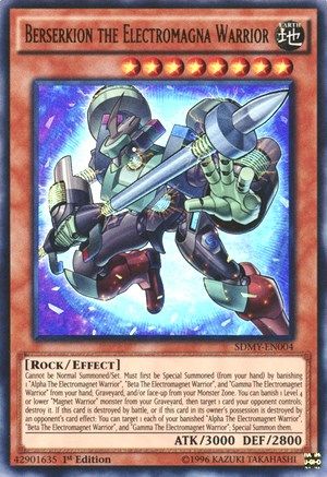 Berserkion the Electromagna Warrior Structure Deck: Yugi Muto SDMY-EN004 Near Mint Ultra Rare English 1st Edition