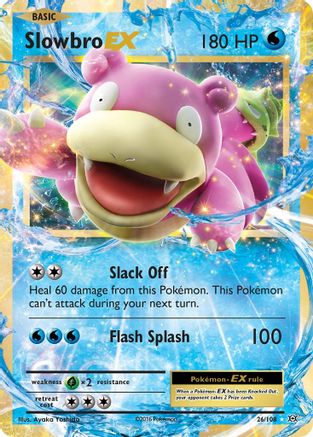 Slowbro EX XY - Evolutions 26/108 Near Mint Ultra Rare English Holofoil