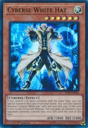 Cyberse White Hat Starter Deck: Codebreaker YS18-EN004 Near Mint Ultra Rare English 1st Edition