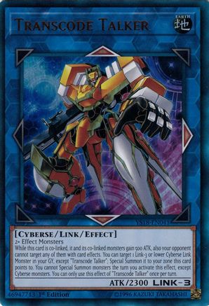 Transcode Talker Starter Deck: Codebreaker YS18-EN041 Near Mint Ultra Rare English 1st Edition