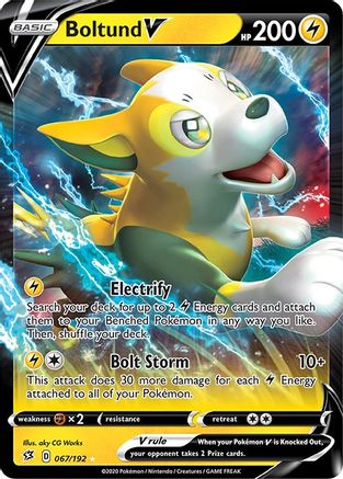 Boltund V 067/192 Rebel Clash Ultra Rare Near Mint  English