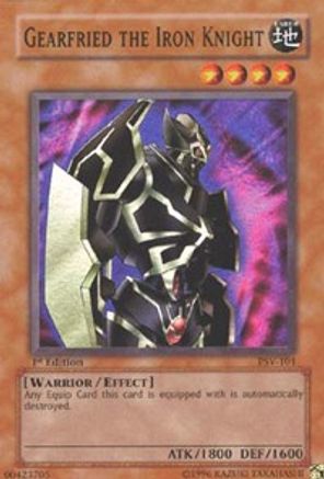 Gearfried the Iron Knight Pharaoh's Servant PSV-101 Lightly Played Super Rare English Unlimited