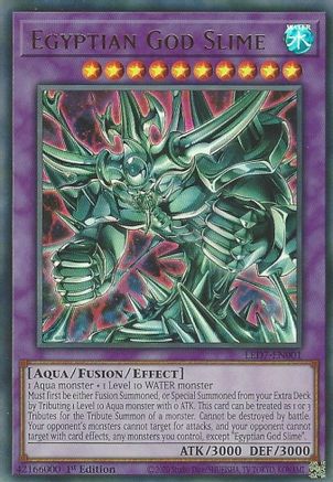 Egyptian God Slime Legendary Duelists: Rage of Ra LED7-EN001 Near Mint Ultra Rare English 1st Edition