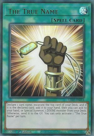 The True Name Legendary Duelists: Rage of Ra LED7-EN014 Near Mint Ultra Rare English 1st Edition