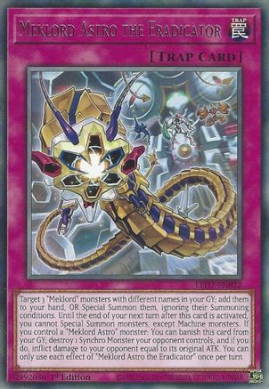 Meklord Astro the Eradicator Legendary Duelists: Rage of Ra LED7-EN022 Near Mint Rare English Unlimited