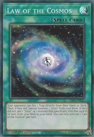 Law of the Cosmos Legendary Duelists: Rage of Ra LED7-EN035 Near Mint Super Rare English 1st Edition