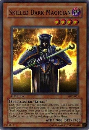 Skilled Dark Magician Magician's Force MFC-065 Near Mint Super Rare English Unlimited