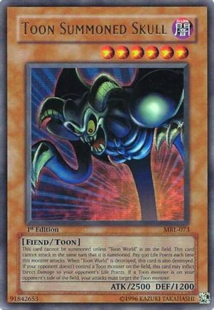 Toon Summoned Skull Magic Ruler MRL-073 Near Mint Ultra Rare English Unlimited