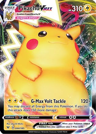 Pikachu VMAX SWSH04: Vivid Voltage 044/185 Near Mint Ultra Rare English Holofoil