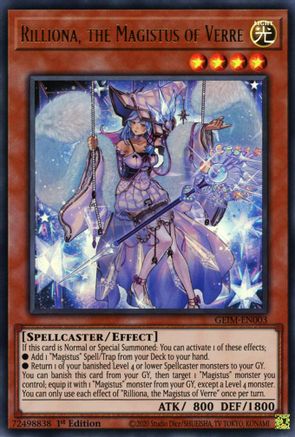 Rilliona, the Magistus of Verre Genesis Impact GEIM-EN003 Near Mint Ultra Rare English 1st Edition