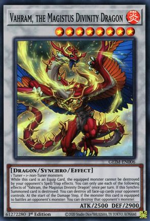 Vahram, the Magistus Divinity Dragon Genesis Impact GEIM-EN006 Near Mint Super Rare English 1st Edition