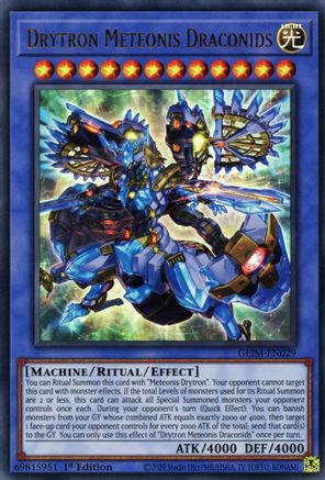 Drytron Meteonis Draconids GEIM-EN029 Genesis Impact 1st Edition Ultra Rare Near Mint  English