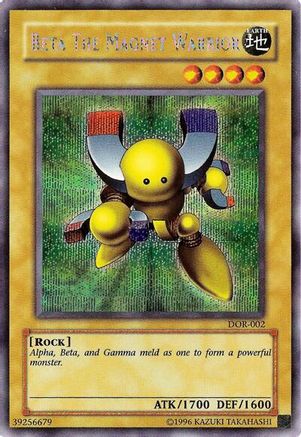 Beta the Magnet Warrior Duelist of the Roses DOR-002 Near Mint Secret Rare English Unlimited