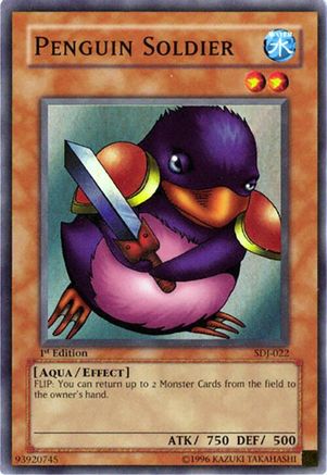 Penguin Soldier Starter Deck: Joey SDJ-022 Damaged Super Rare English Unlimited