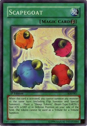 Scapegoat Starter Deck: Joey SDJ-041 Lightly Played Super Rare English 1st Edition