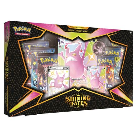 Shining Fates Premium Collection Box (Crobat)  Shining Fates Sealed Near Mint  English