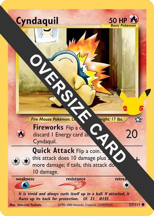 Cyndaquil First Partner Pack 057/111 Near Mint Rare English Normal